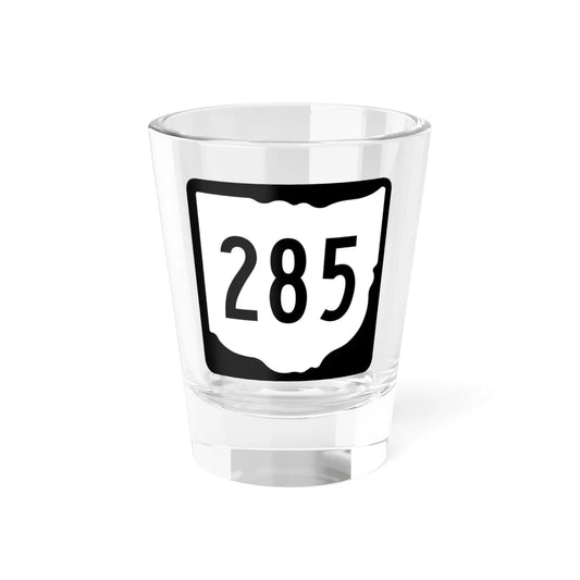 OH-285 1967 (Ohio) (Road Sign) Shot Glass 1.5oz 1.5oz - Go Mug Yourself
