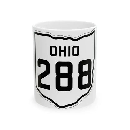 OH-288 1927 (Ohio) (Road Sign) White Coffee Mug 11oz - Go Mug Yourself