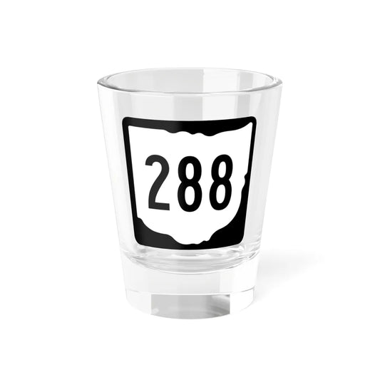 OH-288 1967 (Ohio) (Road Sign) Shot Glass 1.5oz 1.5oz - Go Mug Yourself