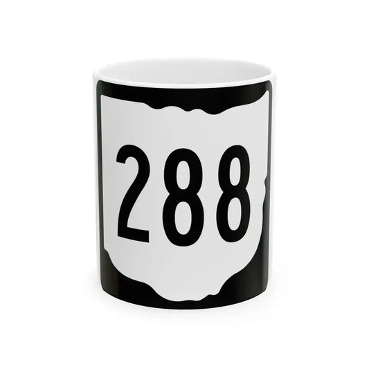 OH-288 1967 (Ohio) (Road Sign) White Coffee Mug 11oz - Go Mug Yourself