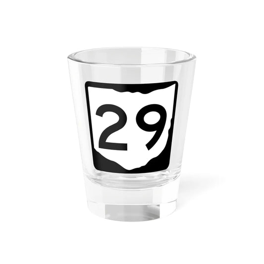 OH-29 (Ohio) (Road Sign) Shot Glass 1.5oz 1.5oz - Go Mug Yourself