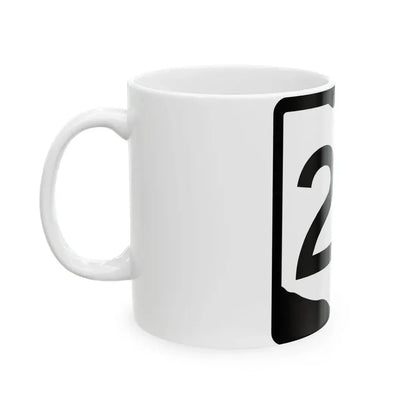 OH-29 (Ohio) (Road Sign) White Coffee Mug - Go Mug Yourself