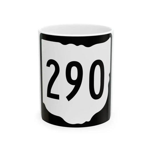 OH-290 1967 (Ohio) (Road Sign) White Coffee Mug 11oz - Go Mug Yourself