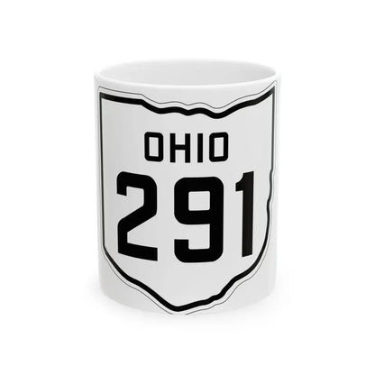 OH-291 1927 (Ohio) (Road Sign) White Coffee Mug 11oz - Go Mug Yourself