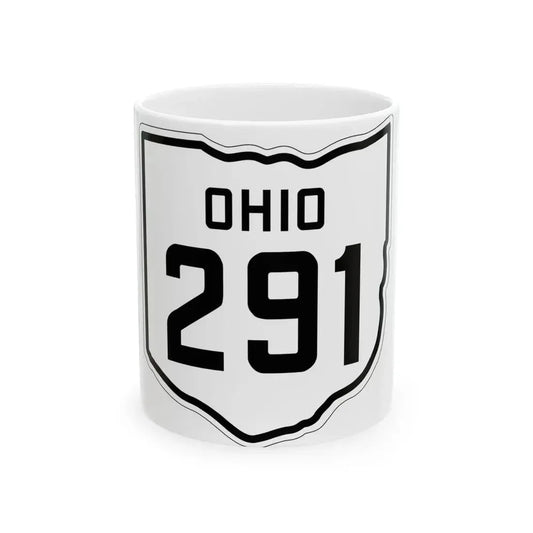 OH-291 1927 (Ohio) (Road Sign) White Coffee Mug 11oz - Go Mug Yourself