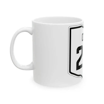 OH-291 1927 (Ohio) (Road Sign) White Coffee Mug - Go Mug Yourself