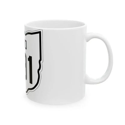 OH-291 1927 (Ohio) (Road Sign) White Coffee Mug - Go Mug Yourself