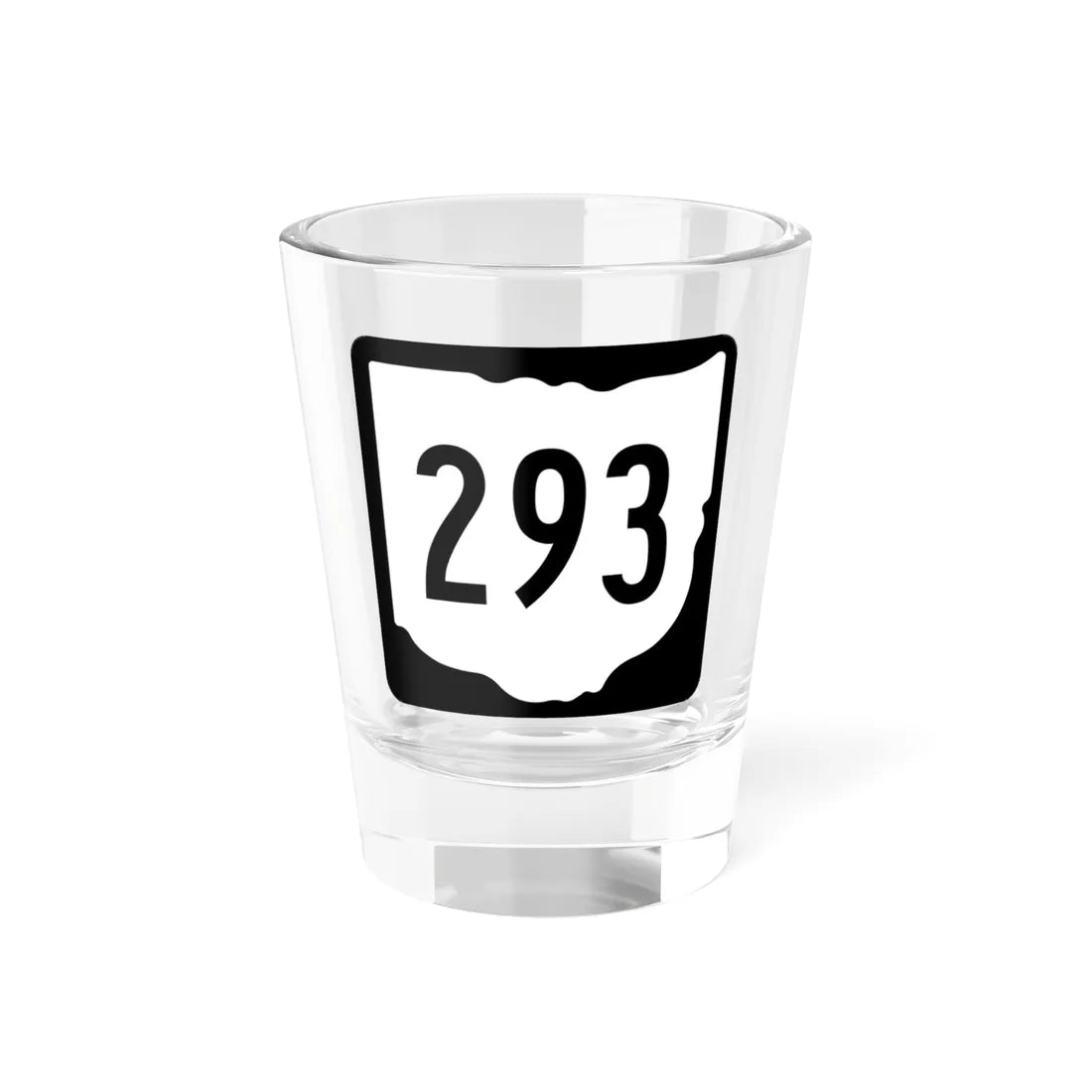 OH-293 1967 (Ohio) (Road Sign) Shot Glass 1.5oz 1.5oz - Go Mug Yourself