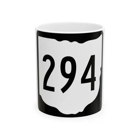 OH-294 1967 (Ohio) (Road Sign) White Coffee Mug 11oz - Go Mug Yourself