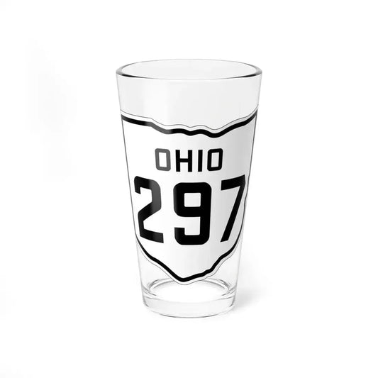 OH-297 1927 (Ohio) (Road Sign) Pint Glass 16oz 16oz - Go Mug Yourself