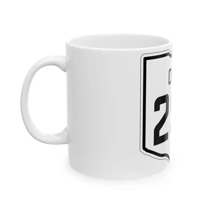 OH-297 1927 (Ohio) (Road Sign) White Coffee Mug - Go Mug Yourself