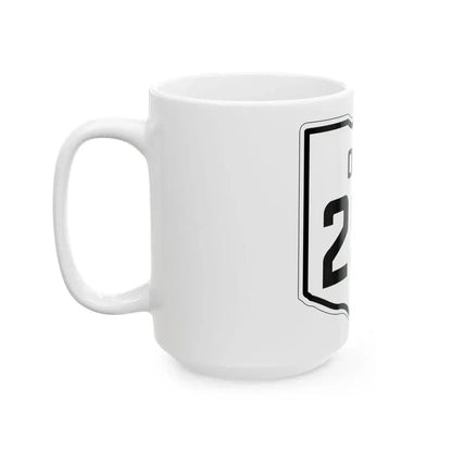 OH-297 1927 (Ohio) (Road Sign) White Coffee Mug - Go Mug Yourself