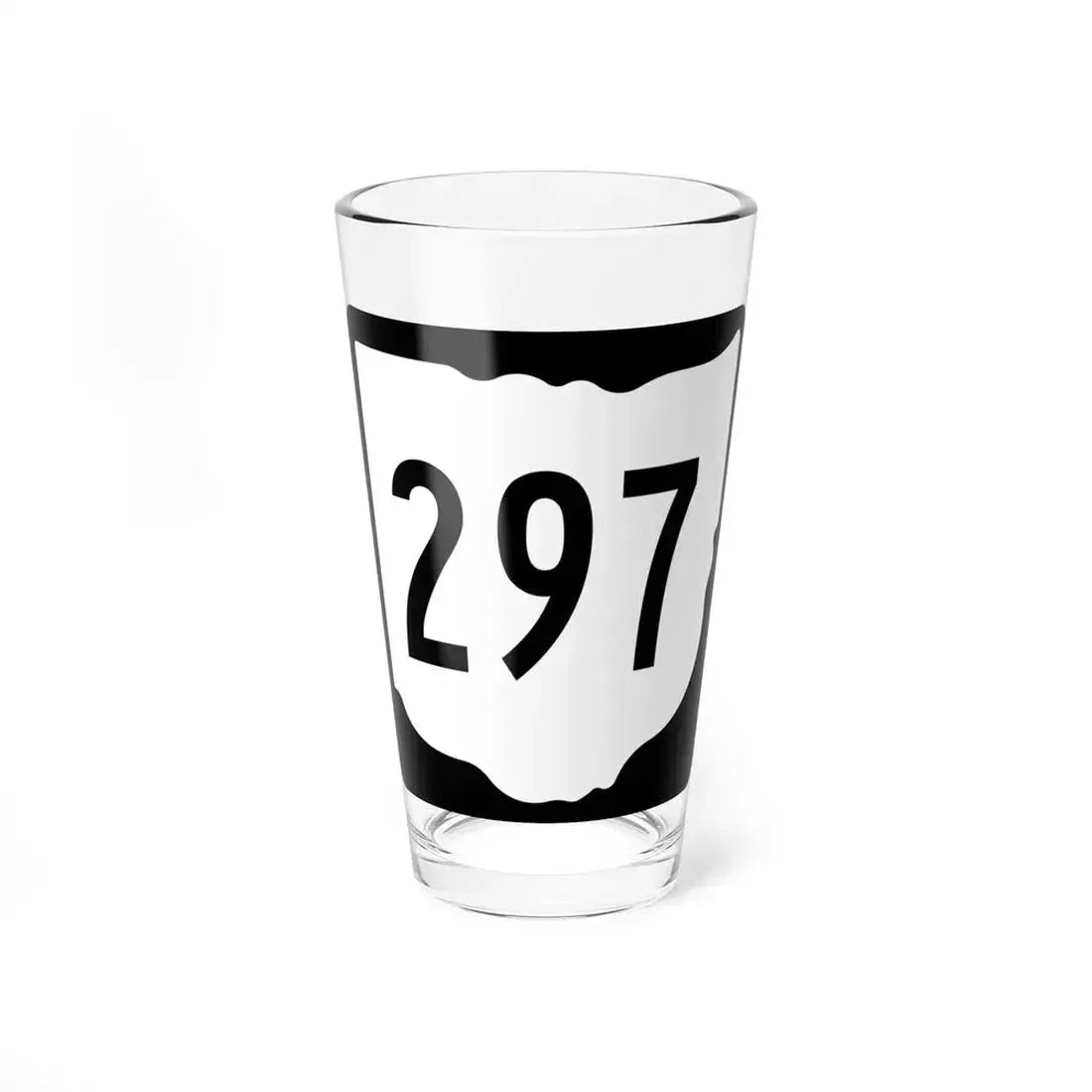 OH-297 1967 (Ohio) (Road Sign) Pint Glass 16oz 16oz - Go Mug Yourself