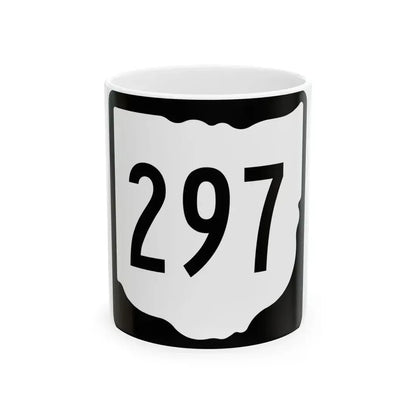 OH-297 1967 (Ohio) (Road Sign) White Coffee Mug 11oz - Go Mug Yourself