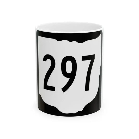 OH-297 1967 (Ohio) (Road Sign) White Coffee Mug 11oz - Go Mug Yourself