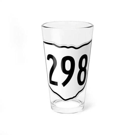 OH-298 1960 (Ohio) (Road Sign) Pint Glss 16oz 16oz - Go Mug Yourself
