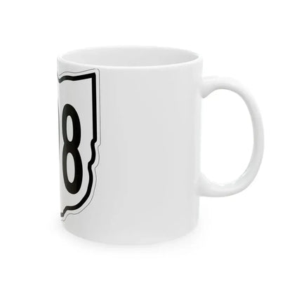 OH-298 1960 (Ohio) (Road Sign) White Coffee Mug - Go Mug Yourself
