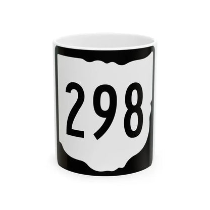 OH-298 1967 (Ohio) (Road Sign) White Coffee Mug 11oz - Go Mug Yourself
