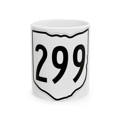 OH-299 1960 (Ohio) (Road Sign) White Coffee Mug 11oz - Go Mug Yourself