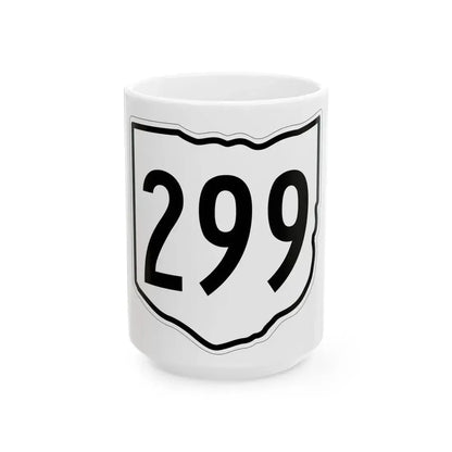 OH-299 1960 (Ohio) (Road Sign) White Coffee Mug 15oz - Go Mug Yourself