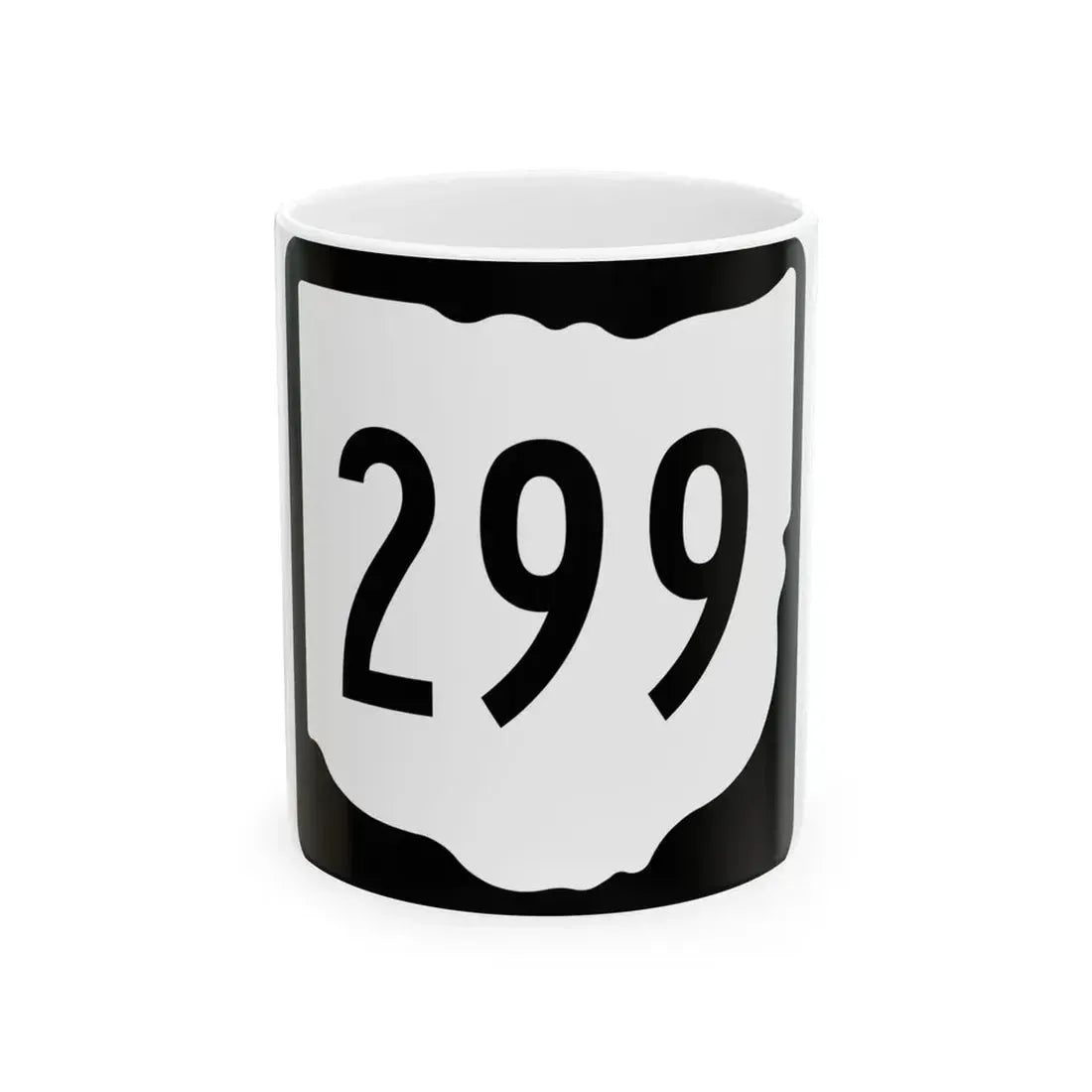 OH-299 1967 (Ohio) (Road Sign) White Coffee Mug 11oz - Go Mug Yourself
