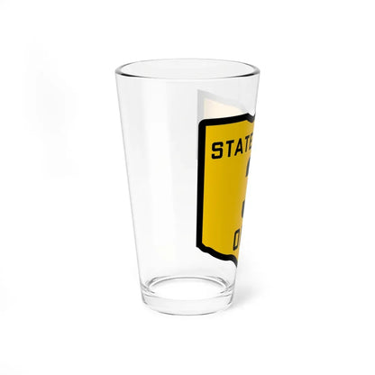 OH-3 1920 (Ohio) (Road Sign) Pint Glass 16oz - Go Mug Yourself