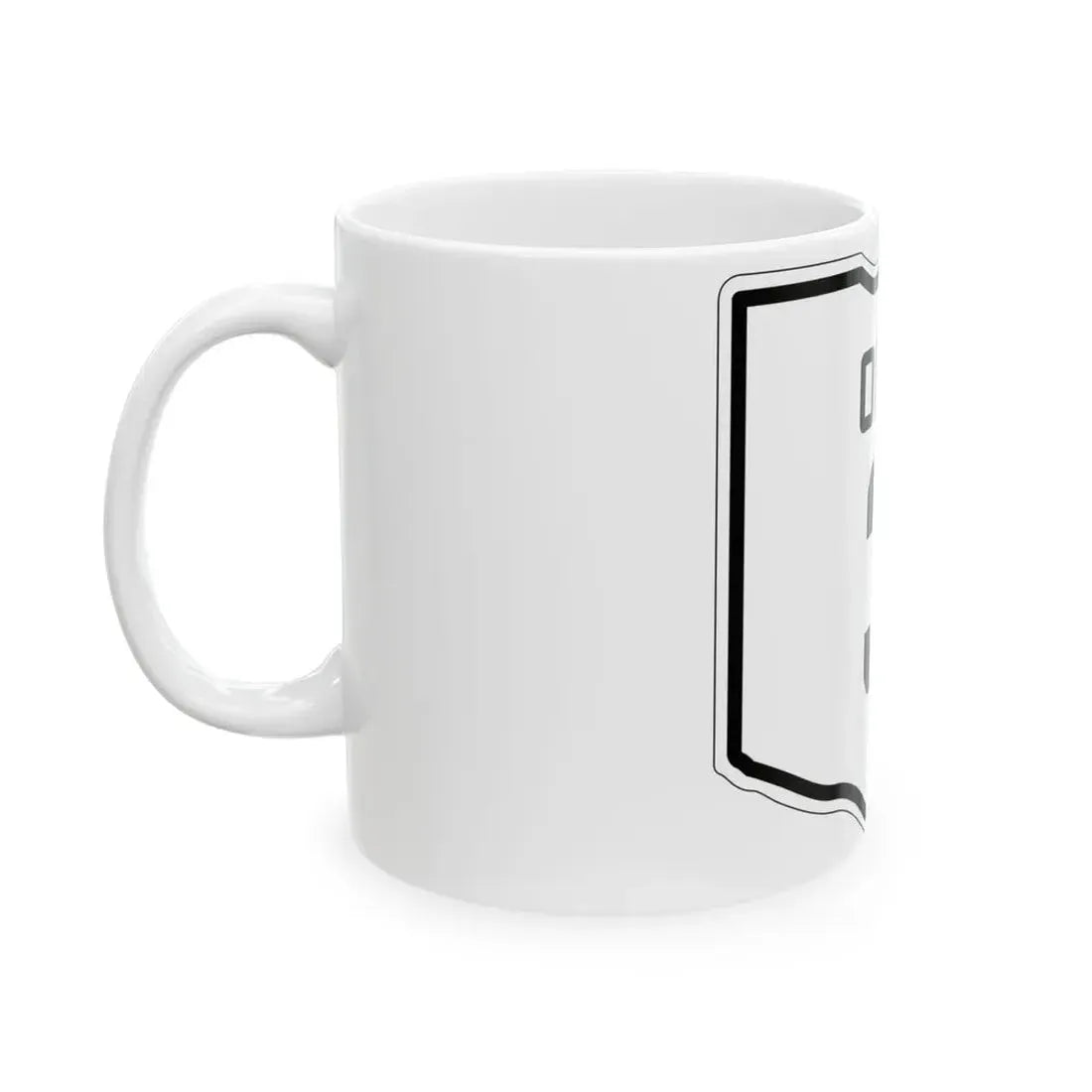 OH-3 1927 (Ohio) (Road Sign) White Coffee Mug - Go Mug Yourself