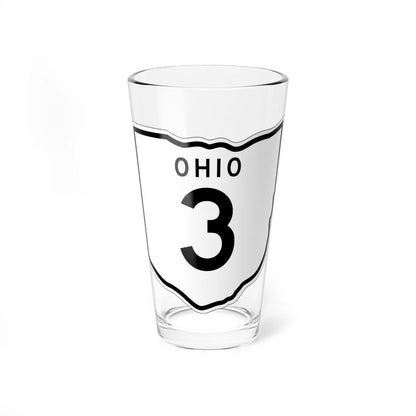 OH-3 1948 (Ohio) (Road Sign) Pint Glss 16oz 16oz - Go Mug Yourself