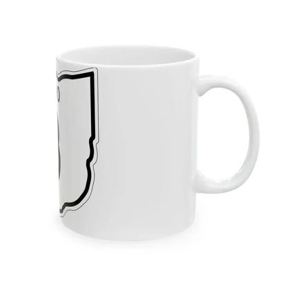 OH-3 1948 (Ohio) (Road Sign) White Coffee Mug - Go Mug Yourself