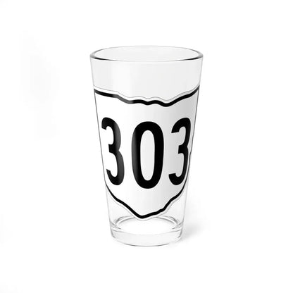 OH-303 1960 (Ohio) (Road Sign) Pint Glss 16oz 16oz - Go Mug Yourself