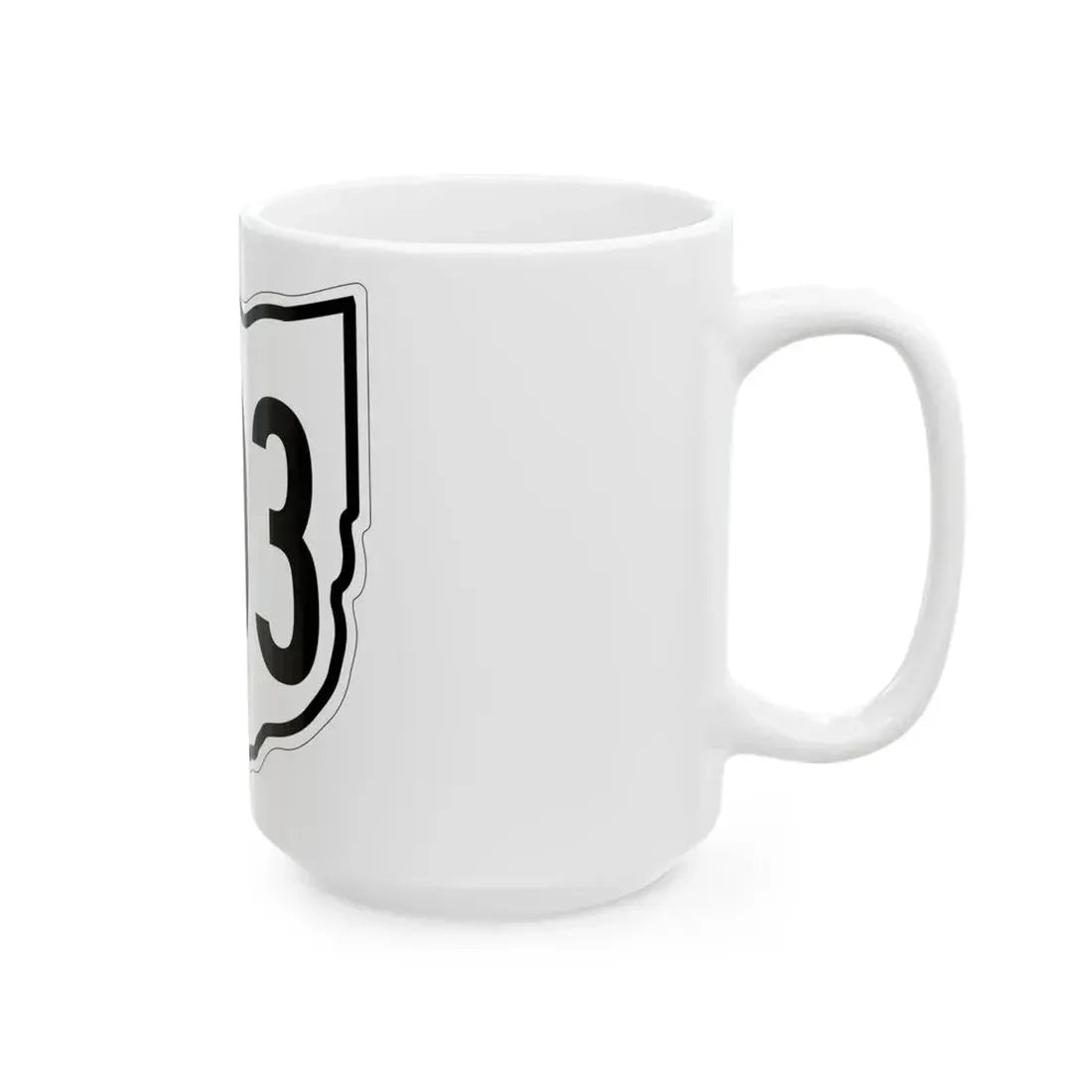 OH-303 1960 (Ohio) (Road Sign) White Coffee Mug - Go Mug Yourself