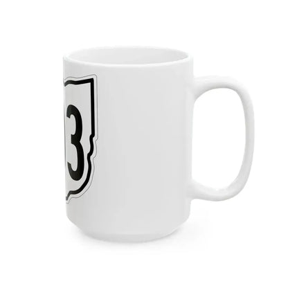 OH-303 1960 (Ohio) (Road Sign) White Coffee Mug - Go Mug Yourself