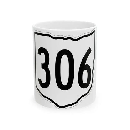 OH-306 1960 (Ohio) (Road Sign) White Coffee Mug 11oz - Go Mug Yourself