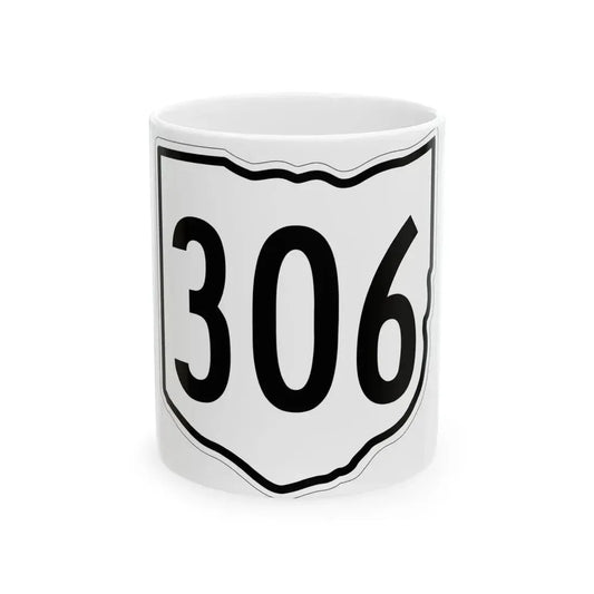 OH-306 1960 (Ohio) (Road Sign) White Coffee Mug 11oz - Go Mug Yourself