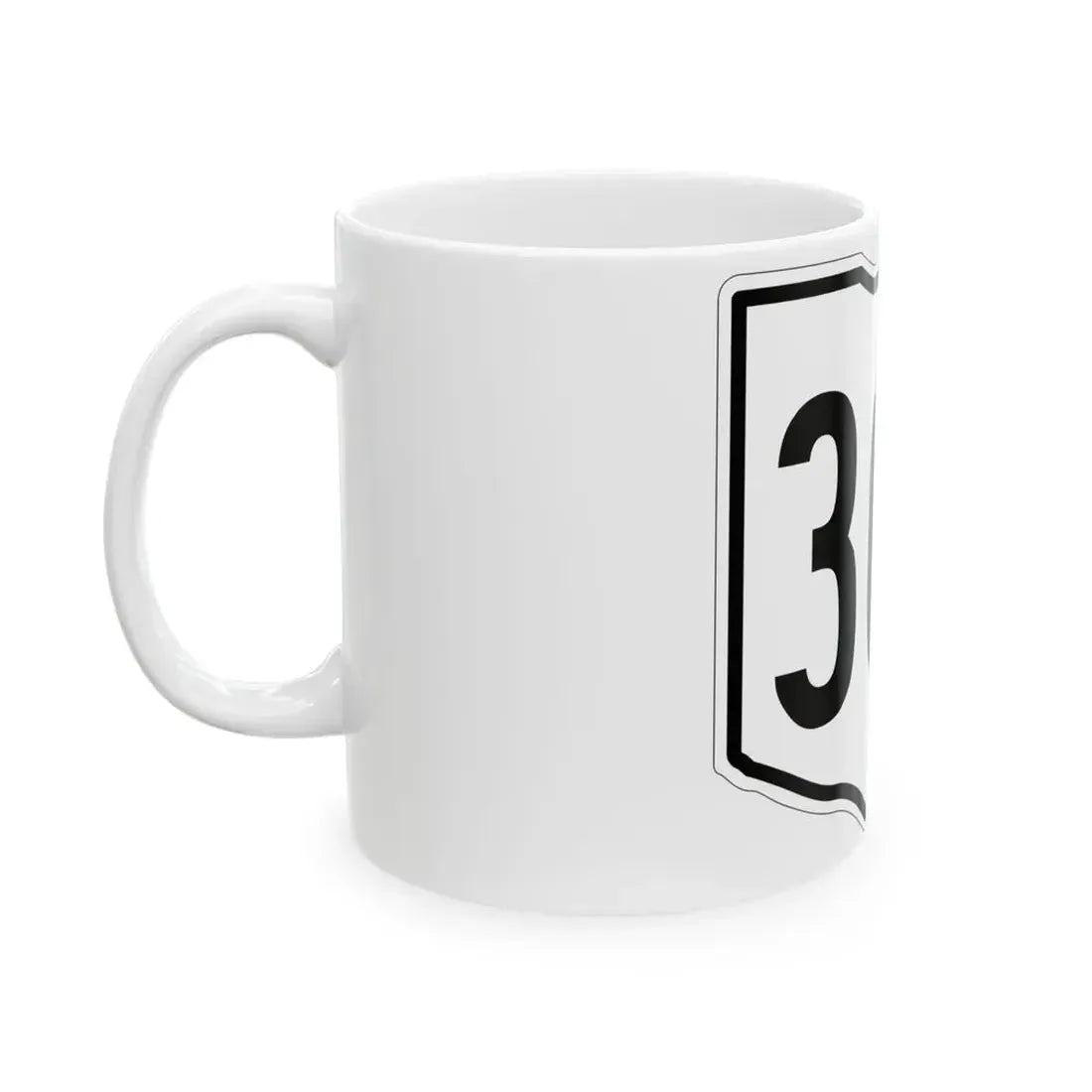 OH-306 1960 (Ohio) (Road Sign) White Coffee Mug - Go Mug Yourself