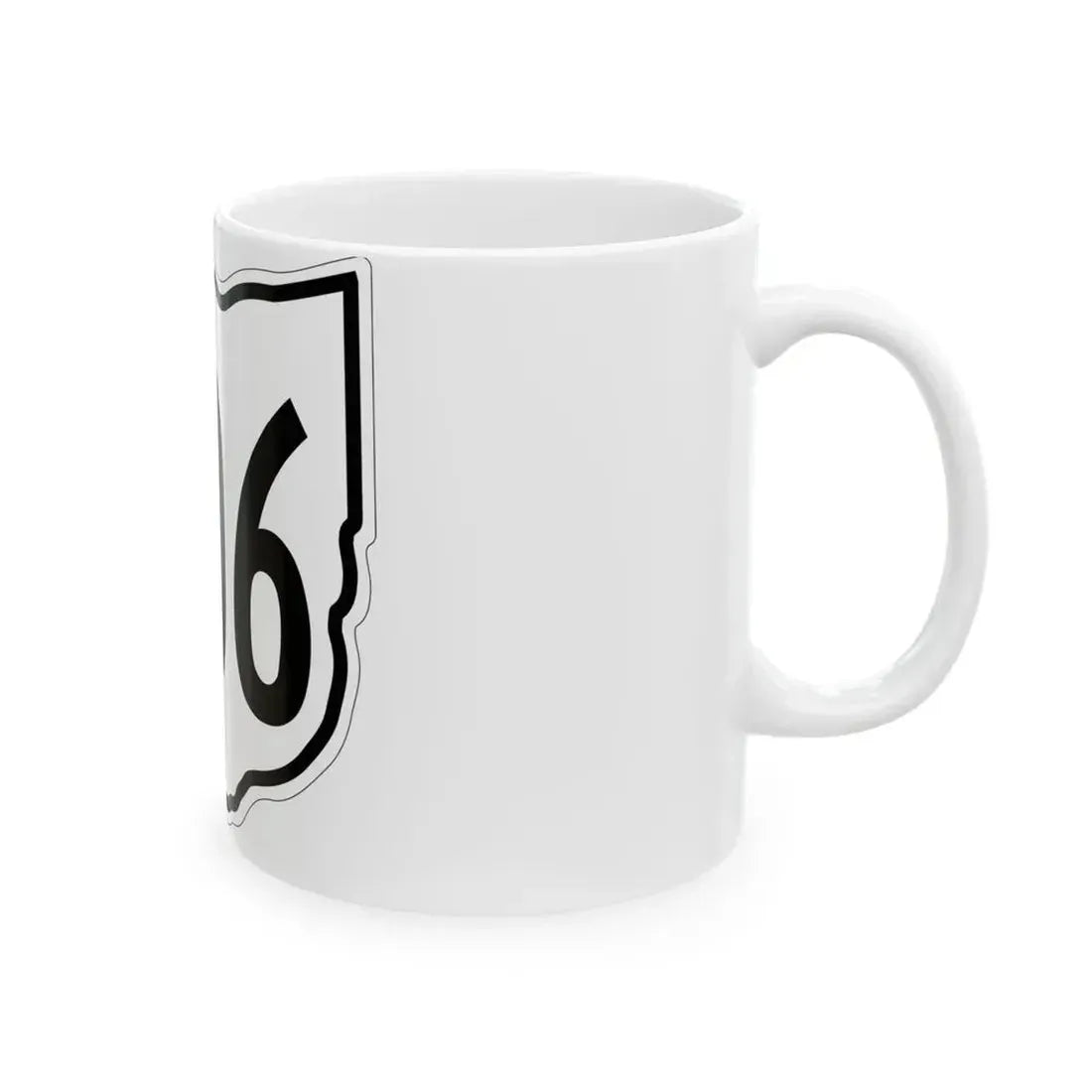 OH-306 1960 (Ohio) (Road Sign) White Coffee Mug - Go Mug Yourself