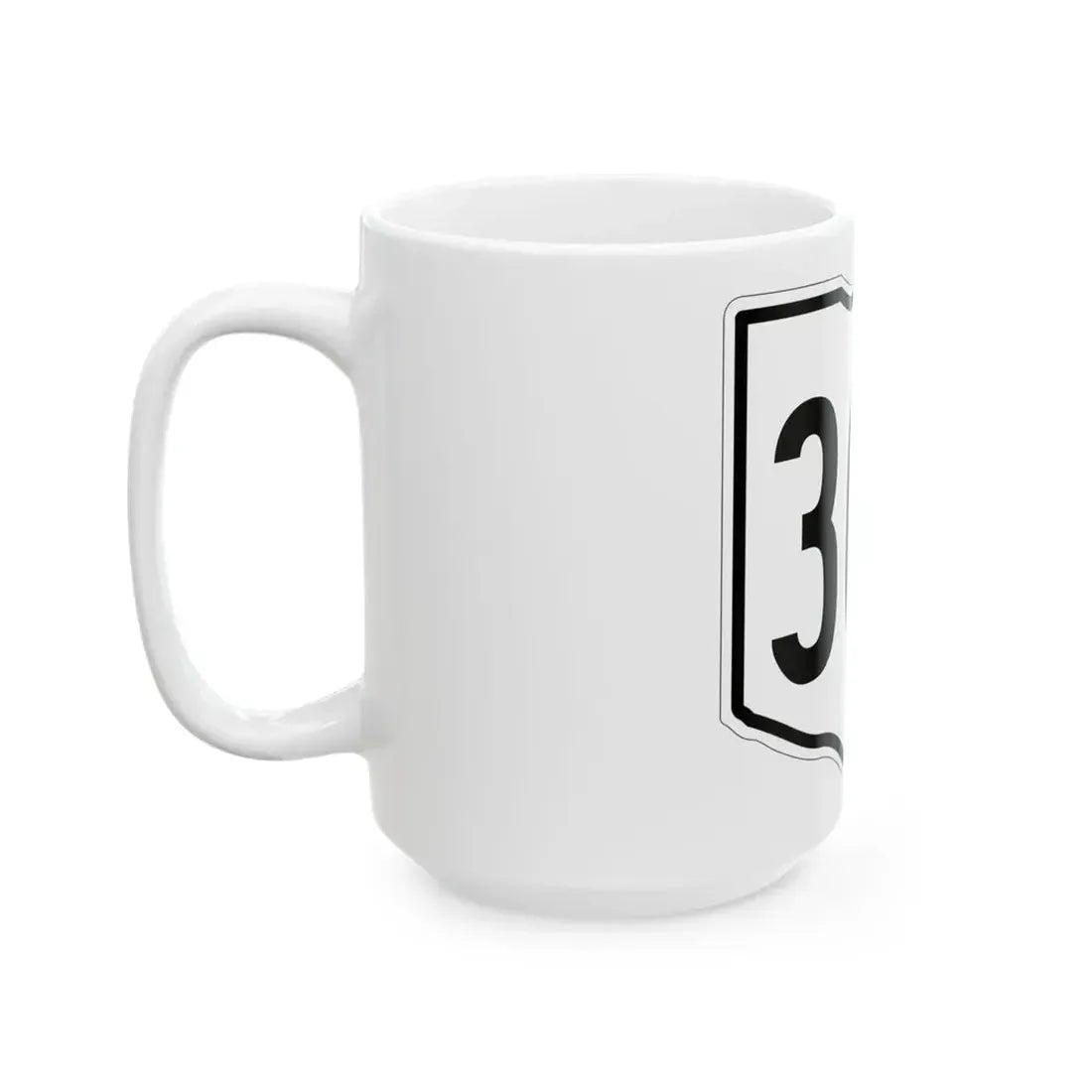 OH-306 1960 (Ohio) (Road Sign) White Coffee Mug - Go Mug Yourself