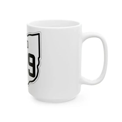 OH-309 1927 (Ohio) (Road Sign) White Coffee Mug - Go Mug Yourself