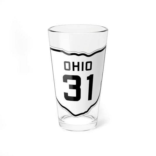 OH-31 1927 (Ohio) (Road Sign) Pint Glass 16oz 16oz - Go Mug Yourself