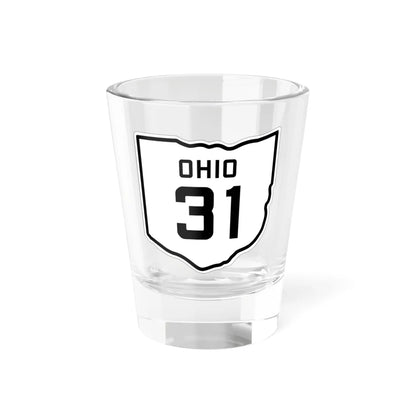 OH-31 1927 (Ohio) (Road Sign) Shot Glass 1.5oz 1.5oz - Go Mug Yourself