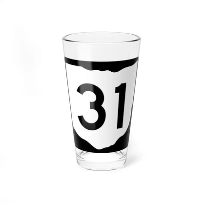 OH-31 (Ohio) (Road Sign) Pint Glass 16oz 16oz - Go Mug Yourself