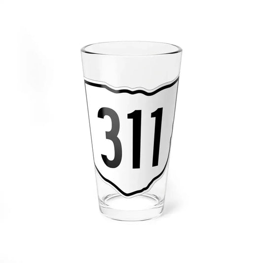 OH-311 1960 (Ohio) (Road Sign) Pint Glass 16oz 16oz - Go Mug Yourself