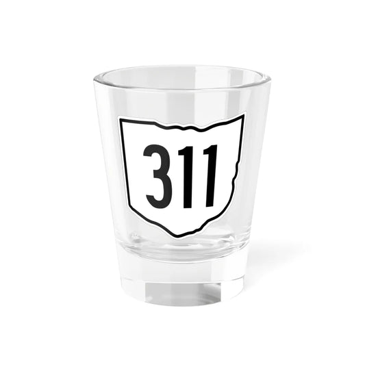 OH-311 1960 (Ohio) (Road Sign) Shot Glass 1.5oz 1.5oz - Go Mug Yourself