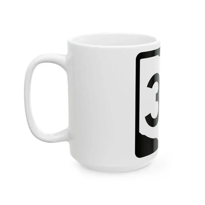 OH-32 (Ohio) (Road Sign) White Coffee Mug - Go Mug Yourself