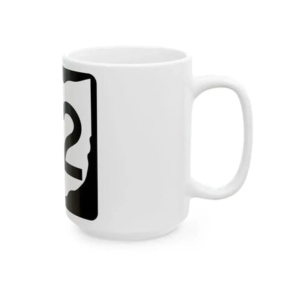 OH-32 (Ohio) (Road Sign) White Coffee Mug - Go Mug Yourself