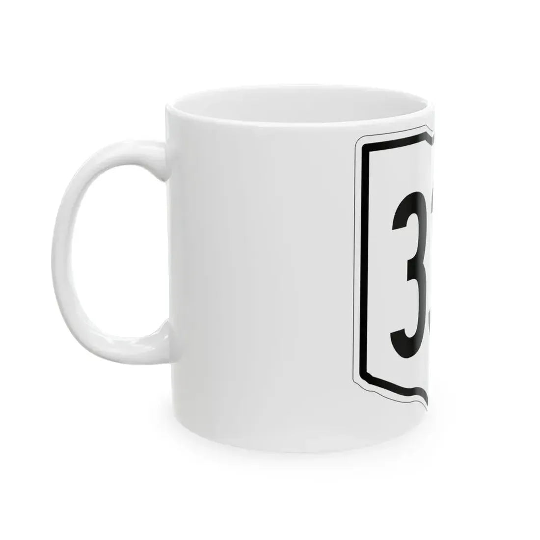 OH-333 1960 (Ohio) (Road Sign) White Coffee Mug - Go Mug Yourself