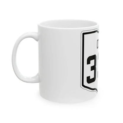 OH-334 1927 (Ohio) (Road Sign) White Coffee Mug - Go Mug Yourself