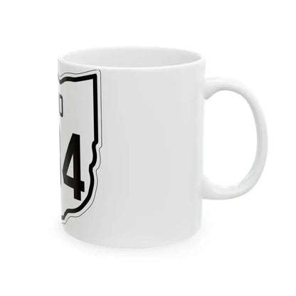 OH-334 1927 (Ohio) (Road Sign) White Coffee Mug - Go Mug Yourself