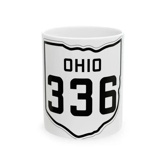 OH-336 1927 (Ohio) (Road Sign) White Coffee Mug 11oz - Go Mug Yourself
