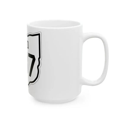 OH-337 1927 (Ohio) (Road Sign) White Coffee Mug - Go Mug Yourself